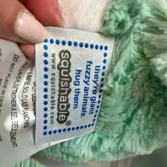 Stuffed Animal - Large Squishable Mint Octopus - Picture 5 of 8